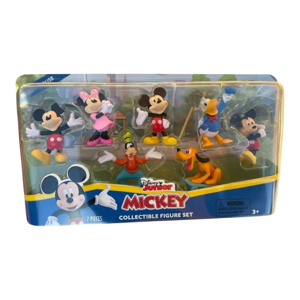 Disney Junior Mickey Mouse Collectible 7 Figure Set, Kids Toys for Ages 3 up
